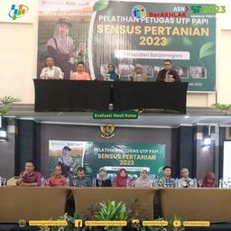 Penutupan dan Evaluasi Hasil Kelas Pelatihan Petugas UTP PAPI Sensus Pertanian 2023 Gelombang I