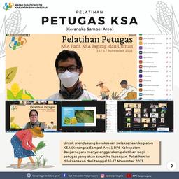 Pelatihan Petugas KSA (Kerangka Sampel Area)