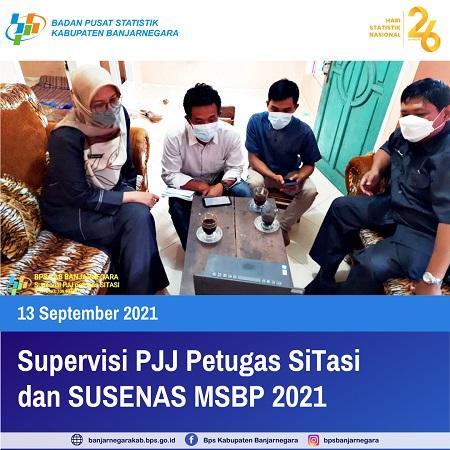 PJJ Supervision Activities for SUSENAS and SiTasi Officers 2021