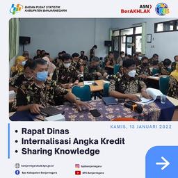 Rapat Dinas, Internalisasi Angka Kredit dan Sharing Knowledge BPS Kabupaten Banjarnegara