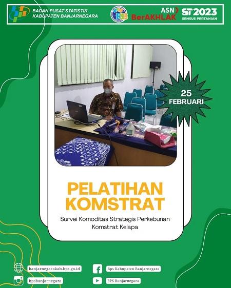 Pelatihan Petugas Survei Komoditas Strategis Perkebunan Komstrat Kelapa