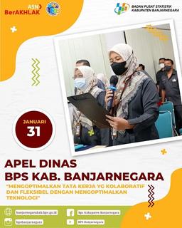 Apel Dinas BPS Kabupaten Banjarnegara 31 Januari 2022