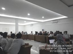 All BPS Kab. Banjarnegara Holds Service Meeting in October 2022