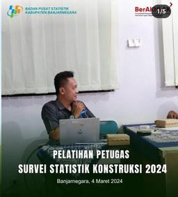 Pelatihan Petugas Survei Statistik Konstruksi 2024