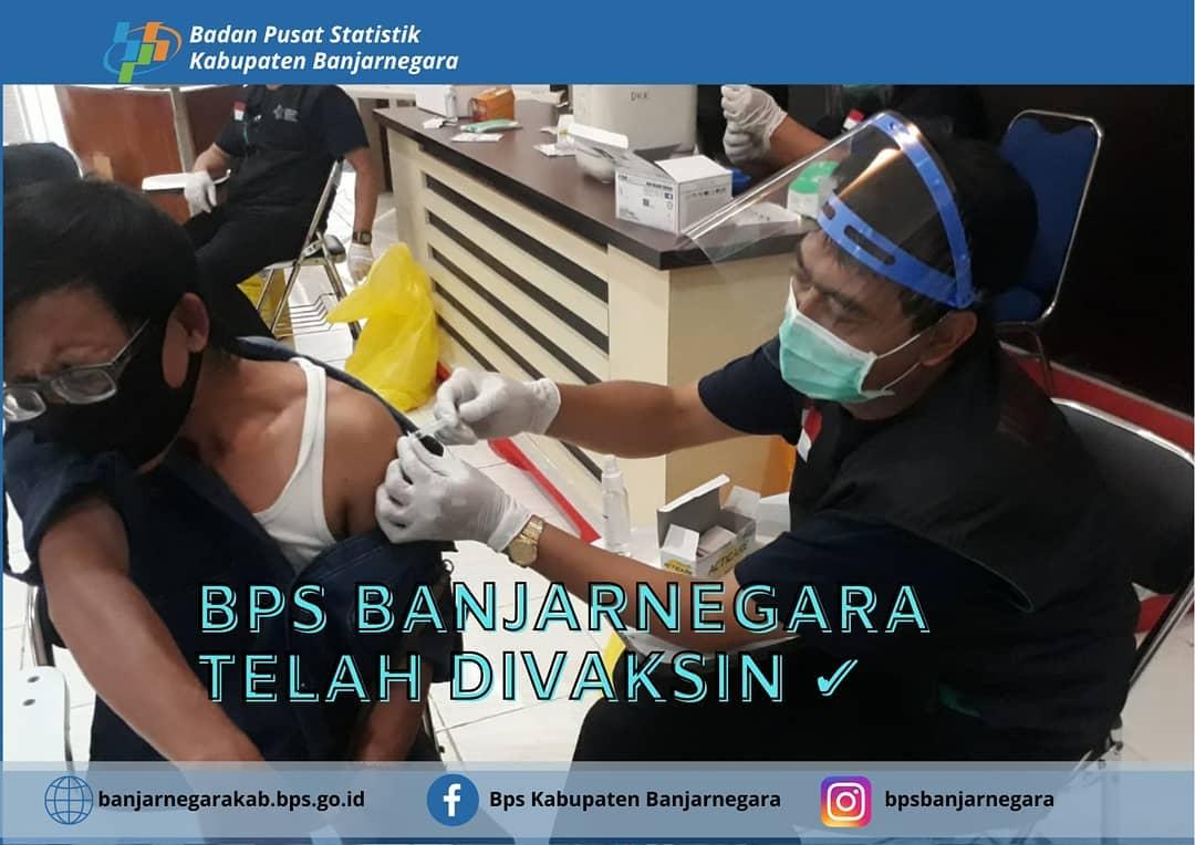 BPS Banjarnegara Telah Divaksin ✔