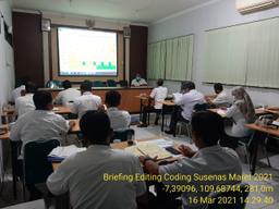 Briefing Petugas Editing Coding Susenas Maret 2021