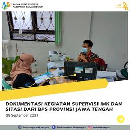 IMK and SiTasi Supervision Activities from BPS Central Java Province