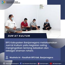 BPS Banjarnegara Regency carries out Friday Kultum activities, December 10, 2021