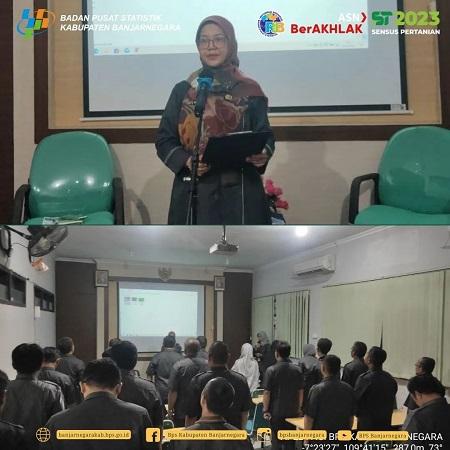 Apel Dinas dengan Tema "Evaluasi Kinerja Perencanaan dan Pelaksanaan Anggaran BPS TA 2023."