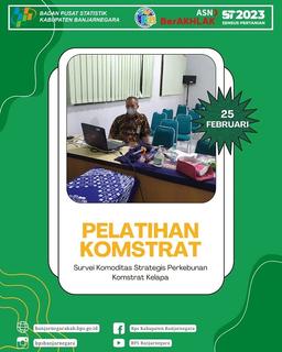 Pelatihan Petugas Survei Komoditas Strategis Perkebunan Komstrat Kelapa