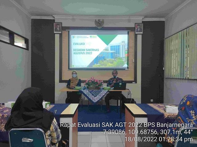 Rapat Evaluasi Survei Angkatan Kerja Nasional Agustus Tahun 2022