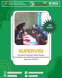 Supervisi Pemetaan Lapangan Dalam Rangka Pemutakhiran Kerangka Geospasial dan Muatan Wilkerstat ST20