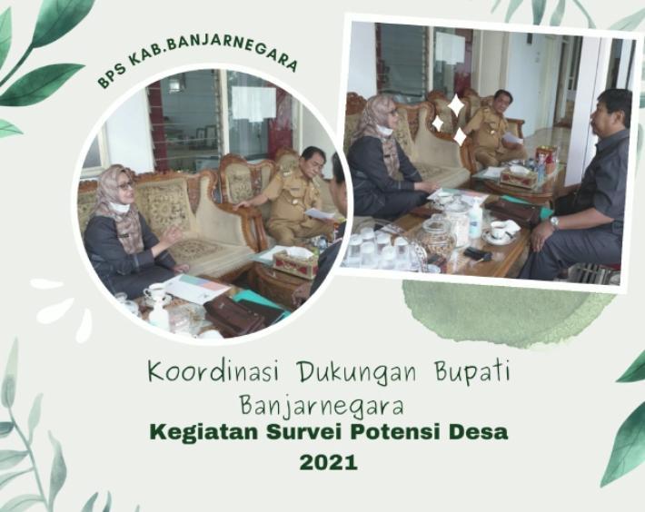 COORDINATION OF THE REGENT OF BANJARNEGARA FOR SUPPORTING PODES 2021 ACTIVITIES