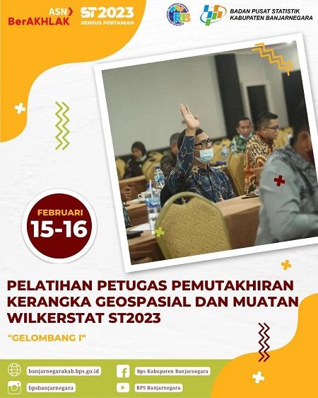 Pelatihan Petugas Pemetaan Wilkerstat ST2023