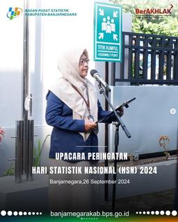 Upacara Hari Statistik Nasional 2024