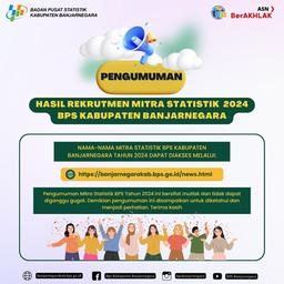 HASIL REKRUTMEN MITRA STATISTIK 2024 BPS KABUPATEN BANJARNEGARA