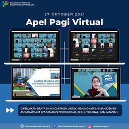 Apel Pagi Virtual 27 Oktober 2021