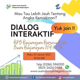 Dialog Interaktif BPS - Radio Suara Banjarnegara, Angka Kemisikinan