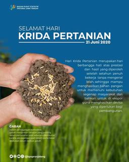 Selamat Hari Krida Pertanian 2020