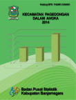 Kecamatan Pagedongan Dalam Angka 2014