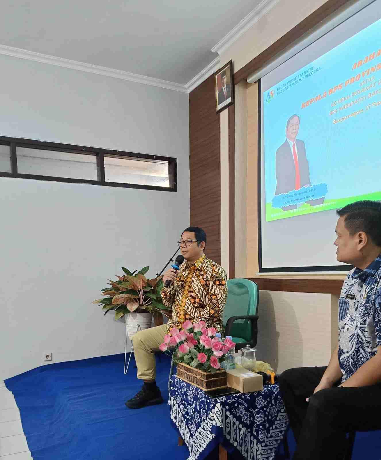 Visit of the Head of Central Java Province BPS to Banjarnegara Regency BPS