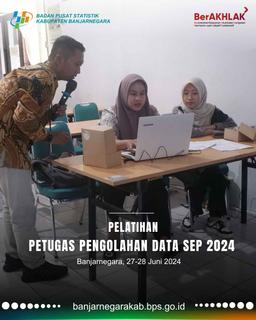 Pelatihan Petugas Pengolahan Data Survei Ekonomi Pertanian (SEP) 2024