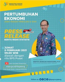 BPS RILIS PERTUMBUHAN EKONOMI TW 4 2020