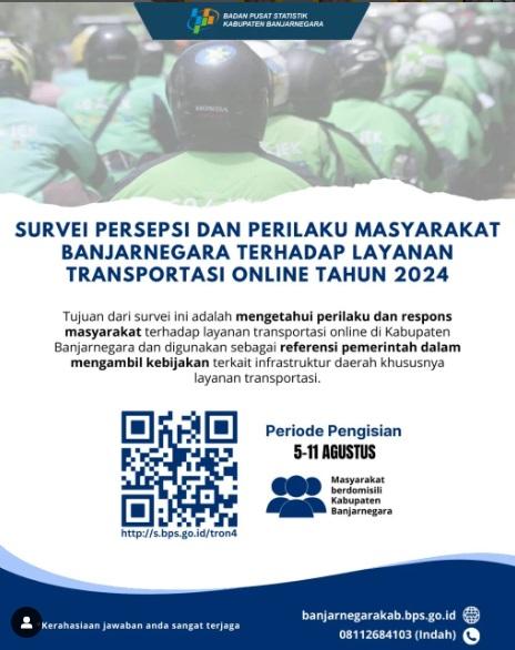 SURVEY OF BANJARNEGARA PUBLIC PERCEPTION AND BEHAVIOR TOWARDS ONLINE TRANSPORTATION SERVICES IN 2024